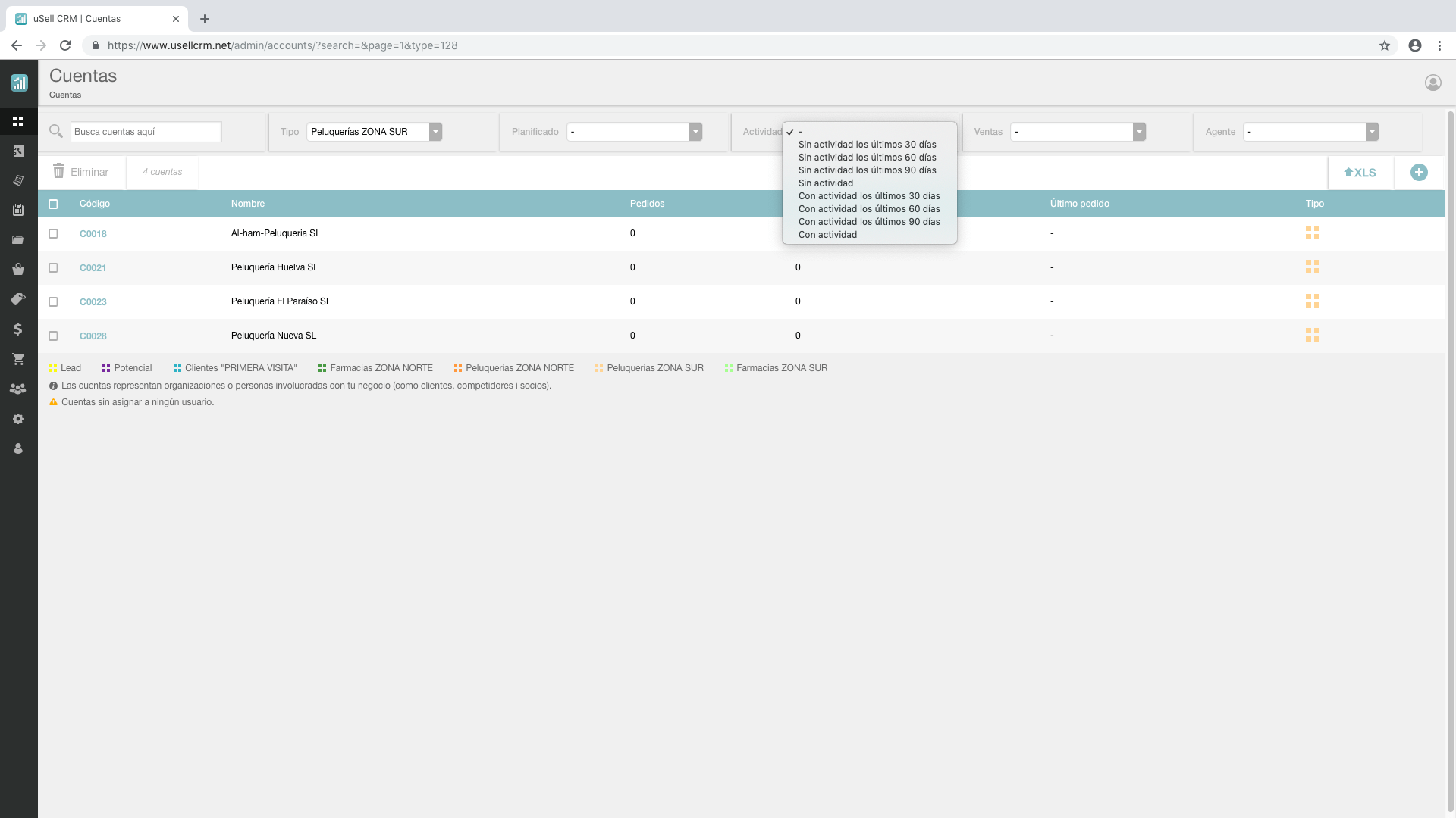 Etiquetes CRM